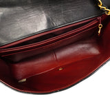 【6gd3794】シャネル ショルダーバッグ ダイアナ チェーンショルダー ラムスキン ブラック ゴールド金具【中古】レディース