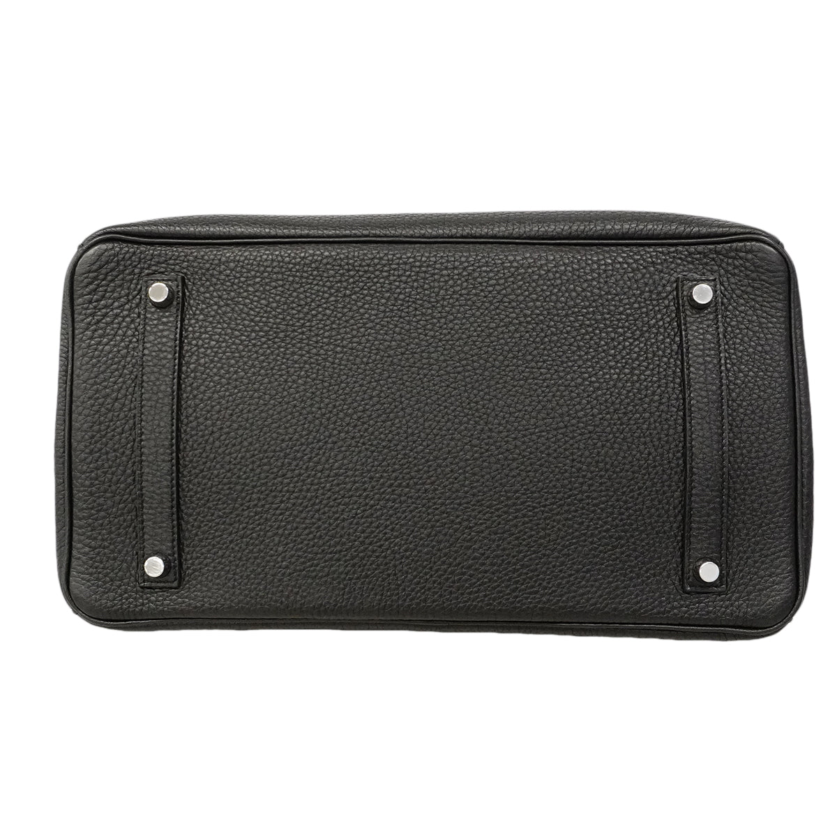【6gd3796-h】エルメス ハンドバッグ バーキン35 トゴ ブラック シルバー金具 □Q刻印【中古】レディース