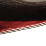 【6gd3803】シャネル ショルダーバッグ マトラッセ Wフラップ Wチェーン ラムスキン ブラック ゴールド金具【中古】レディース