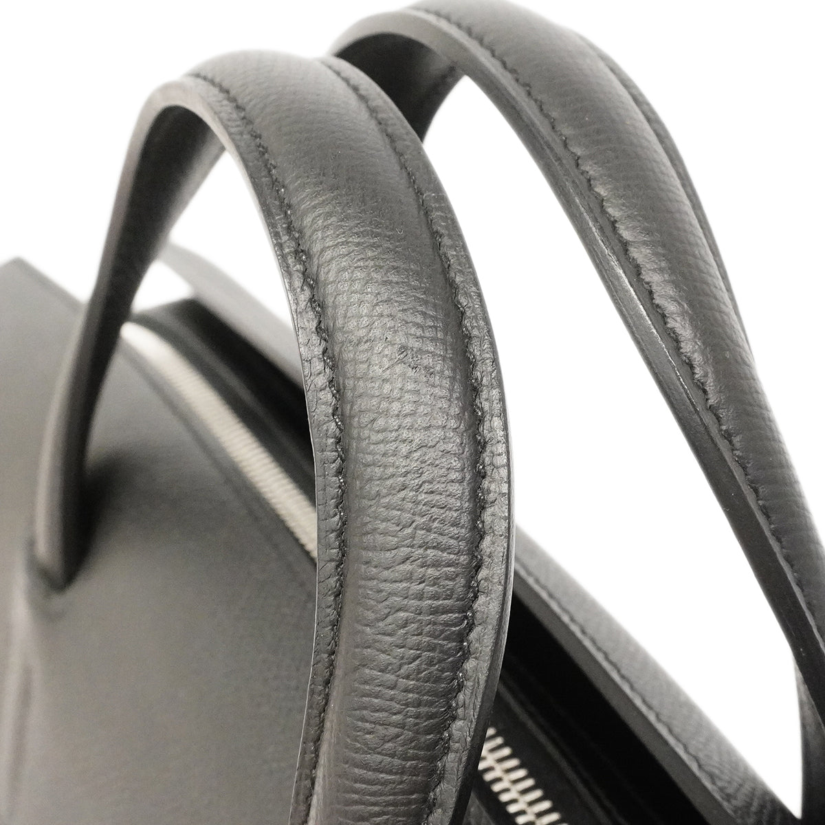 【6gd3804】エルメス ブリーフケース シティホール38 ヴォーエプソン ブラック シルバー金具 X刻印【中古】メンズ