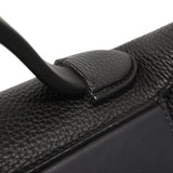 【6gd3805】エルメス ハンドバッグ ヴァンチャトル29 トゴ スイフト ブラック シルバー金具 U刻印 2wayバッグ【中古】レディース