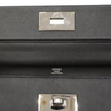 【6gd3805】エルメス ハンドバッグ ヴァンチャトル29 トゴ スイフト ブラック シルバー金具 U刻印 2wayバッグ【中古】レディース