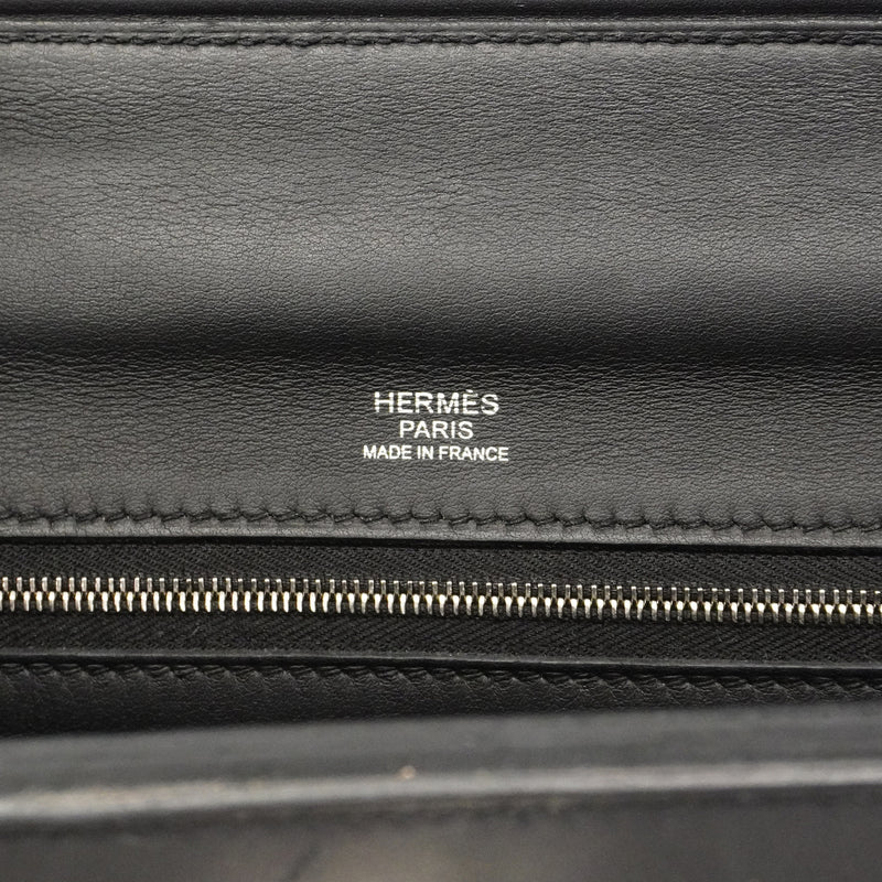 【6gd3805】エルメス ハンドバッグ ヴァンチャトル29 トゴ スイフト ブラック シルバー金具 U刻印 2wayバッグ【中古】レディース