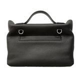【6gd3805】エルメス ハンドバッグ ヴァンチャトル29 トゴ スイフト ブラック シルバー金具 U刻印 2wayバッグ【中古】レディース