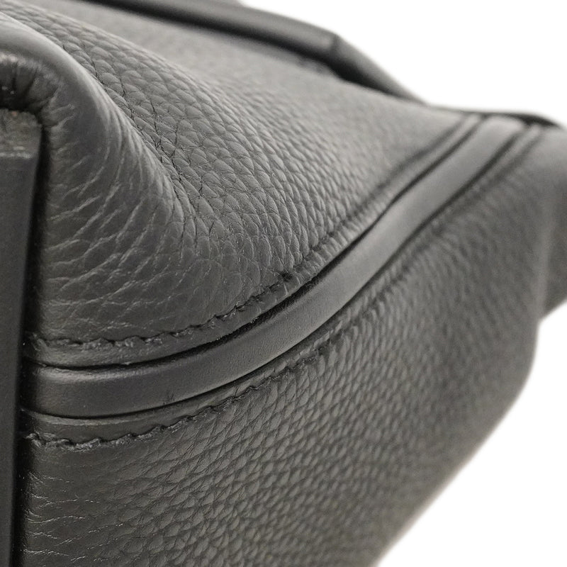 【6gd3805】エルメス ハンドバッグ ヴァンチャトル29 トゴ スイフト ブラック シルバー金具 U刻印 2wayバッグ【中古】レディース