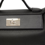 【6gd3805】エルメス ハンドバッグ ヴァンチャトル29 トゴ スイフト ブラック シルバー金具 U刻印 2wayバッグ【中古】レディース