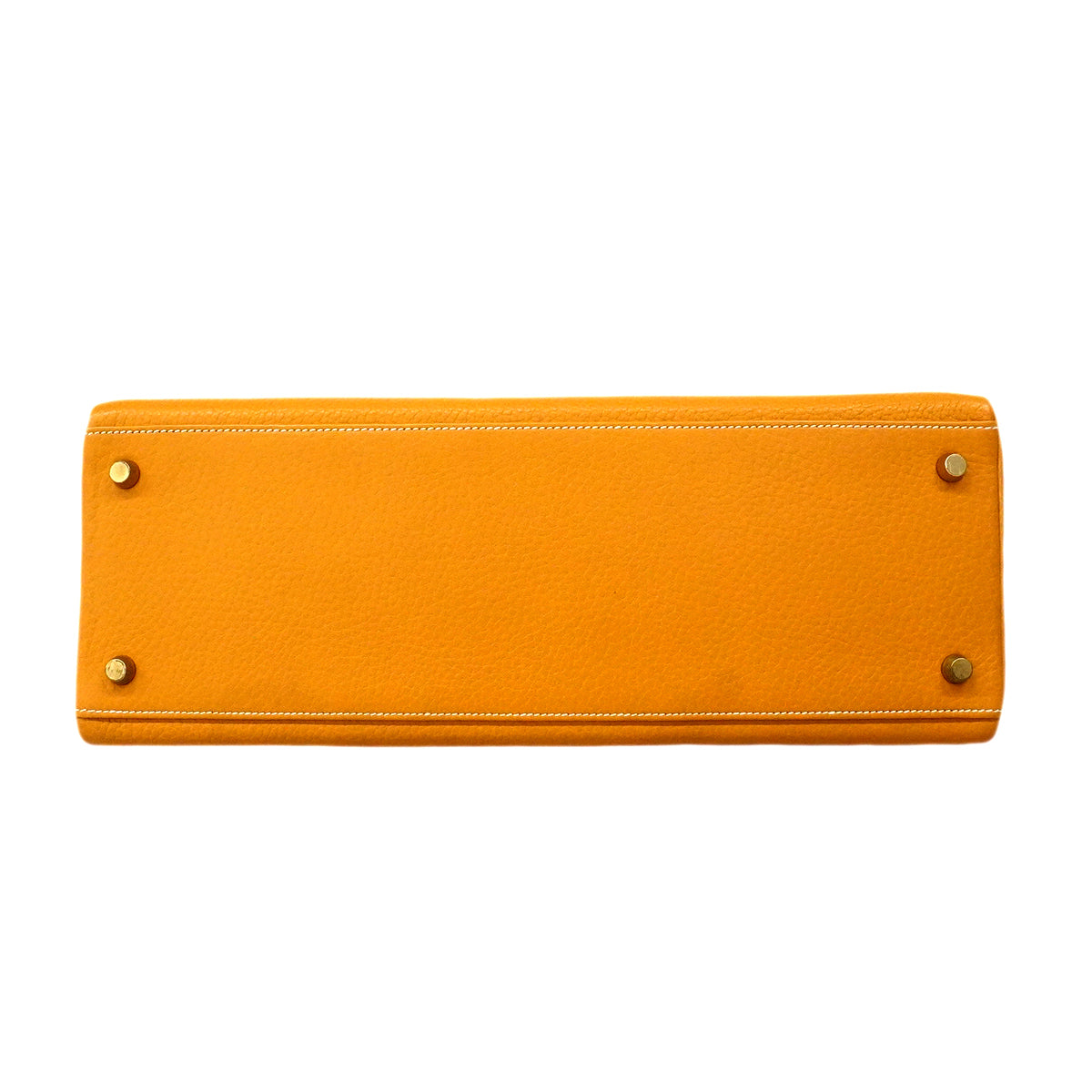 【6gd3814】エルメス ハンドバッグ ケリー35 アルデンヌ ナチュラル ゴールド金具 〇X刻印 2wayバッグ【中古】レディース