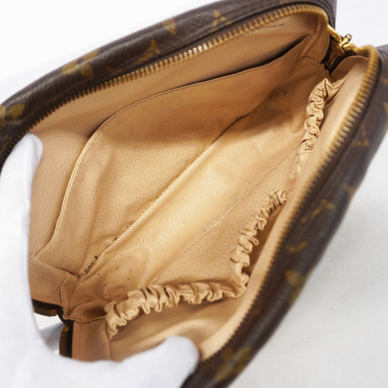 【6gd3823】ルイヴィトン ポーチ モノグラム トゥルーストワレット23 M47524 ブラウン【中古】レディース