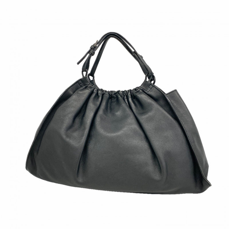 【6gd3826】グッチ ハンドバッグ 001 4335 レザー ブラック シルバー金具【中古】レディース