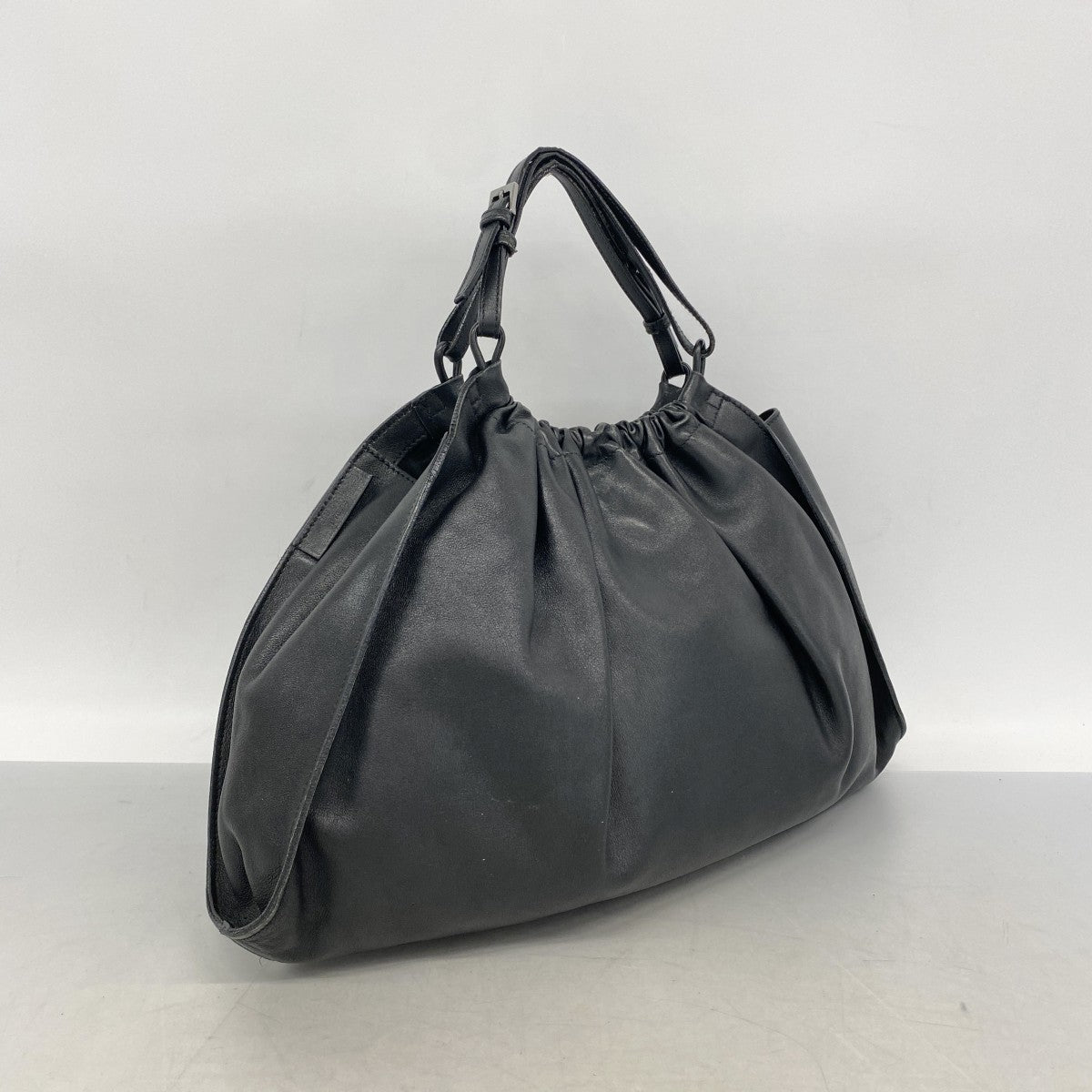 【6gd3826】グッチ ハンドバッグ 001 4335 レザー ブラック シルバー金具【中古】レディース