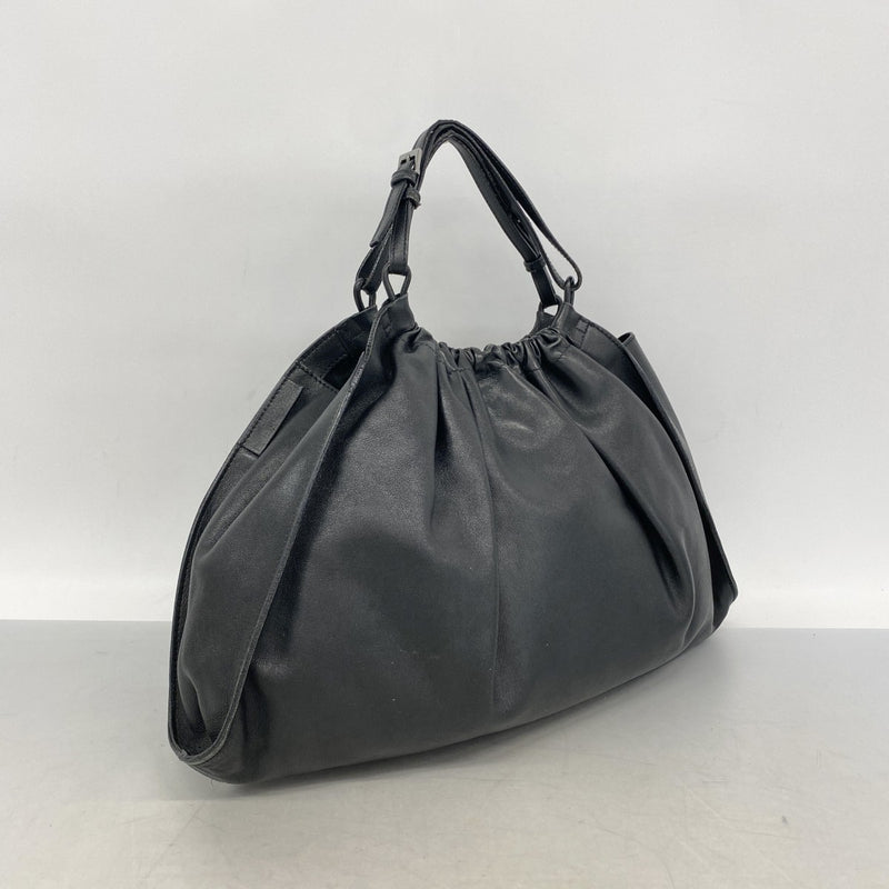 【6gd3826】グッチ ハンドバッグ 001 4335 レザー ブラック シルバー金具【中古】レディース