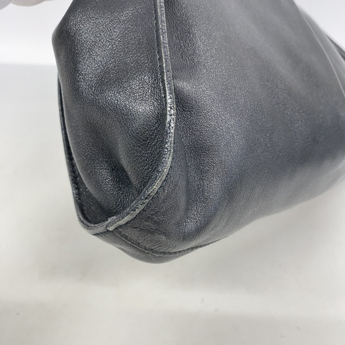 【6gd3826】グッチ ハンドバッグ 001 4335 レザー ブラック シルバー金具【中古】レディース