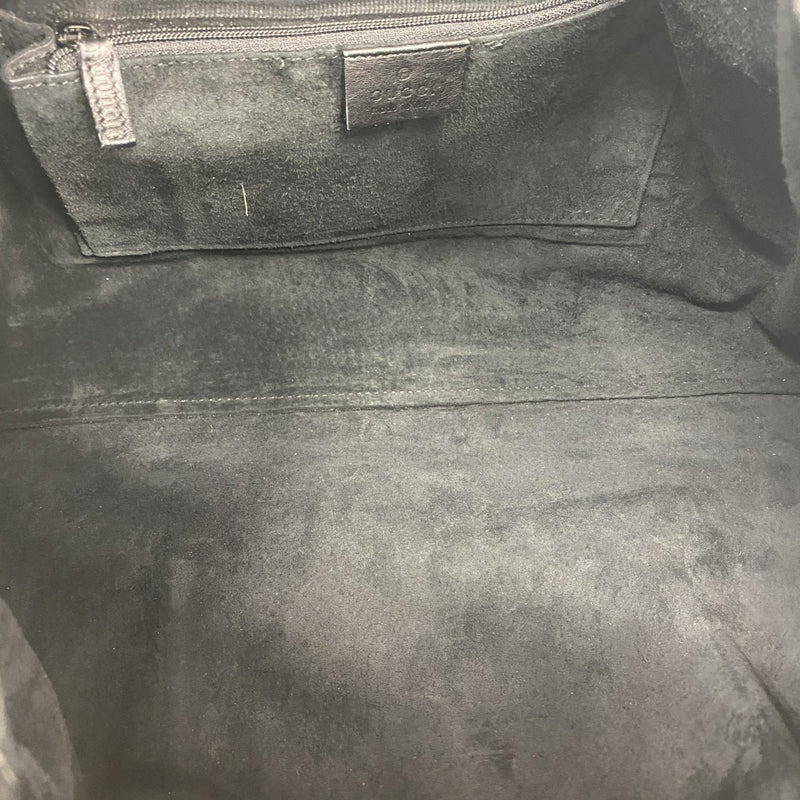 【6gd3826】グッチ ハンドバッグ 001 4335 レザー ブラック シルバー金具【中古】レディース
