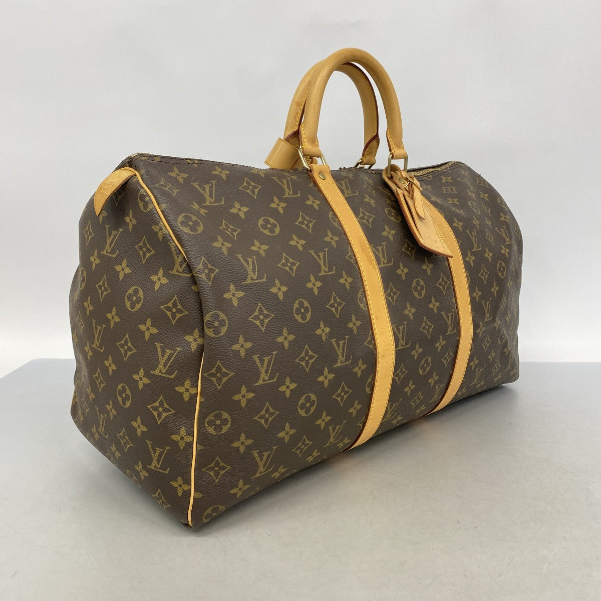 【6gd3828】ルイヴィトン ボストンバッグ モノグラム キーポル50 M41426 ブラウン【中古】メンズ レディース ユニセックス