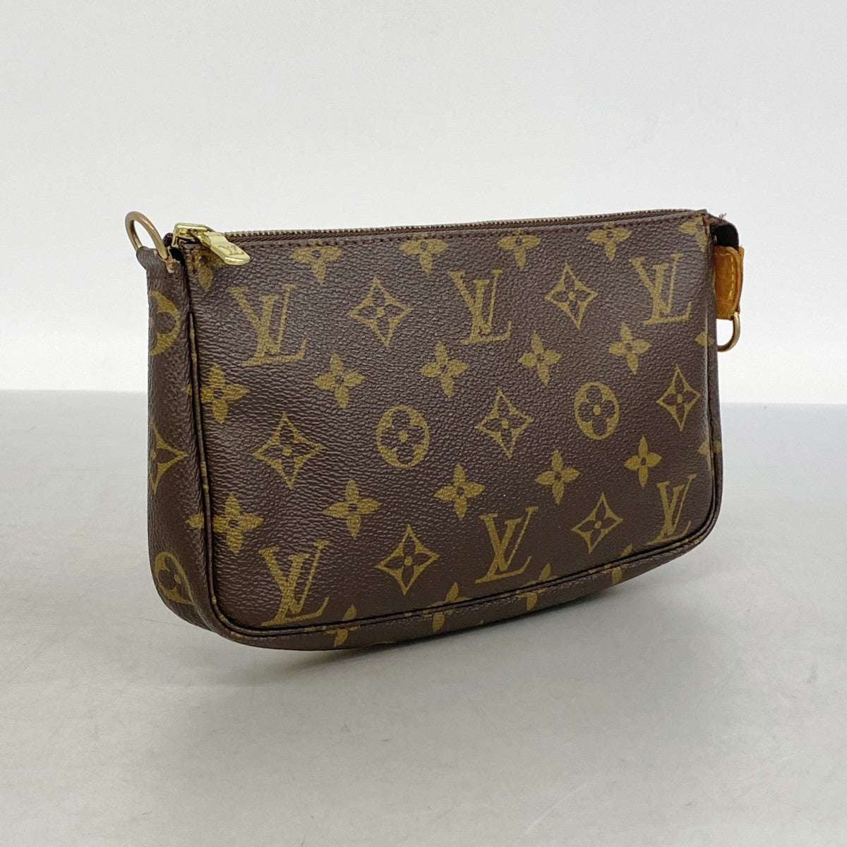 【6gd3833】ルイヴィトン ポーチ モノグラム ポシェット・アクセソワール M40712 ブラウン【中古】レディース
