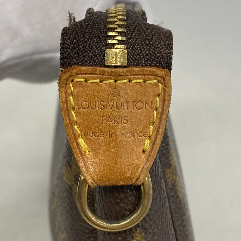 【6gd3833】ルイヴィトン ポーチ モノグラム ポシェット・アクセソワール M40712 ブラウン【中古】レディース