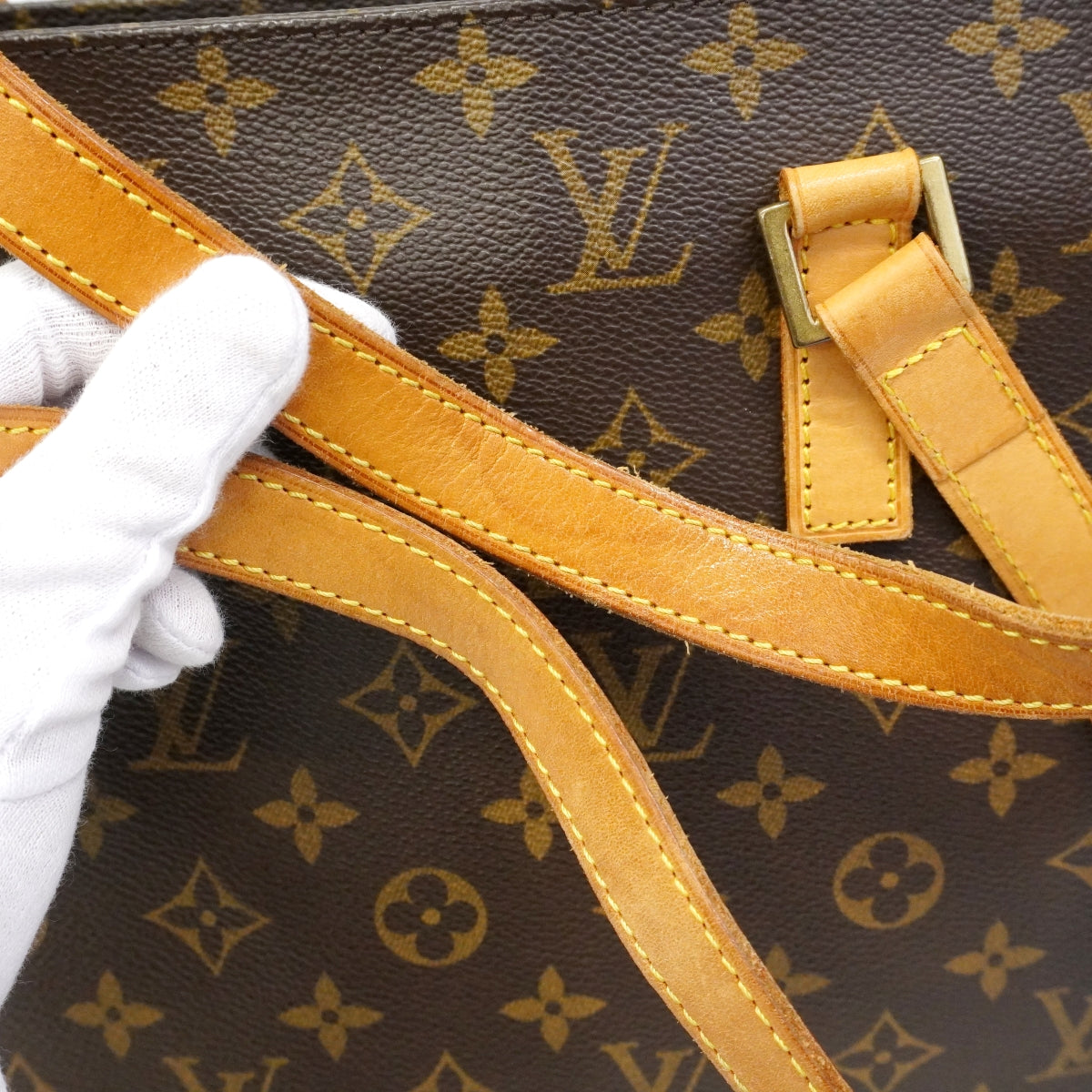 【6gd3836】ルイヴィトン トートバッグ モノグラム ルコ M51155 ブラウン【中古】レディース