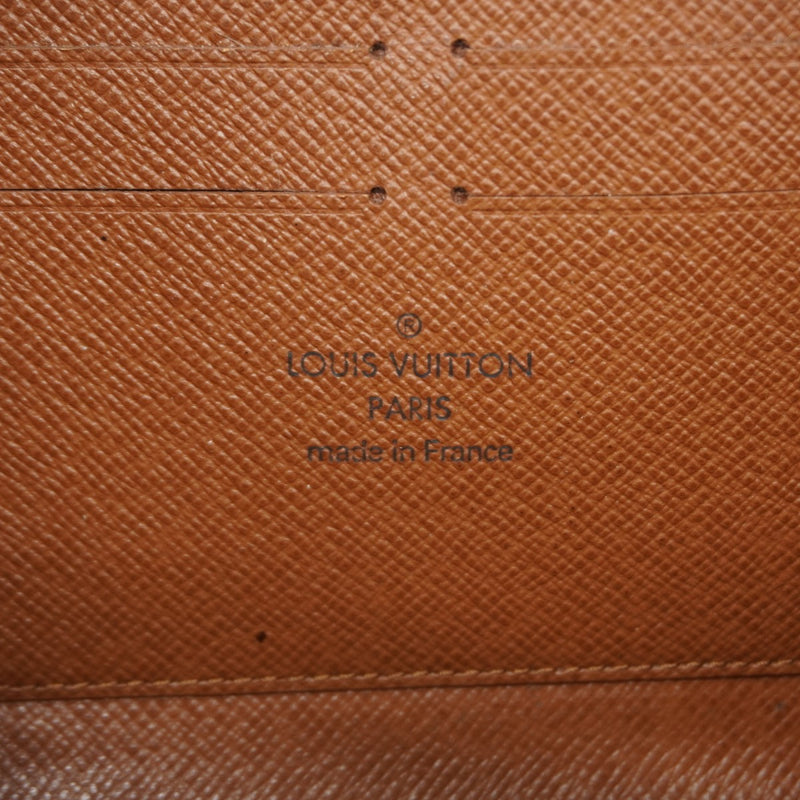 【6gd3846】ルイヴィトン 長財布 モノグラム ジッピーウォレット M60017 ブラウン【中古】メンズ レディース ユニセックス