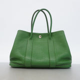 【6gd3854】エルメス トートバッグ ガーデンパーティTPM ネゴンダ バンブー シルバー金具 □N刻印【中古】レディース