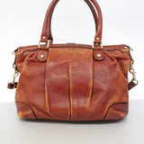 【6gd3859-k】グッチ トートバッグ グッチシマ 247902 レザー ブラウン ゴールド金具 2wayバッグ【中古】レディース