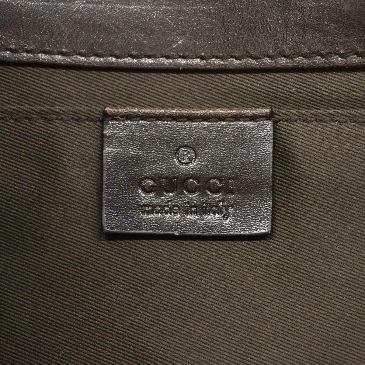 【6gd3861-k】グッチ ショルダーバッグ GGキャンバス ホースビット 119188 キャンバス ブラウン ゴールド金具【中古】レディース