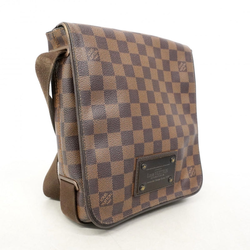 【6gd3867】ルイヴィトン ショルダーバッグ ダミエ ブルックリンPM N51210 エベヌ【中古】レディース