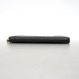 【6gd3873】ルイヴィトン 長財布 モノグラム・アンプラント ポルトフォイユクレマンス M60171 ノワール【中古】レディース