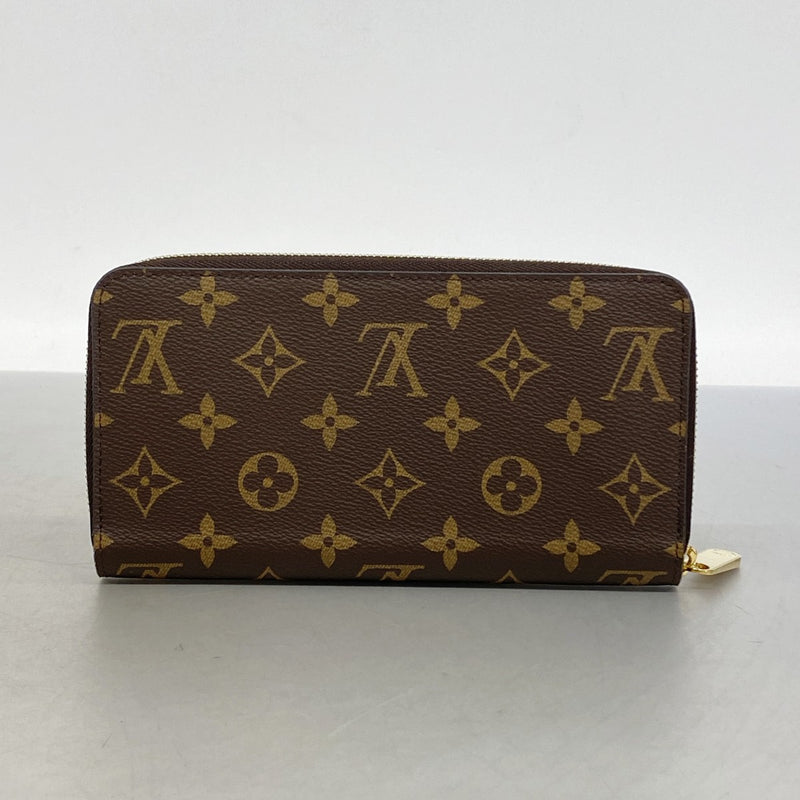 【6gd3875】ルイヴィトン 長財布 モノグラム ジッピーウォレット M42616 ブラウン【中古】メンズ レディース ユニセックス