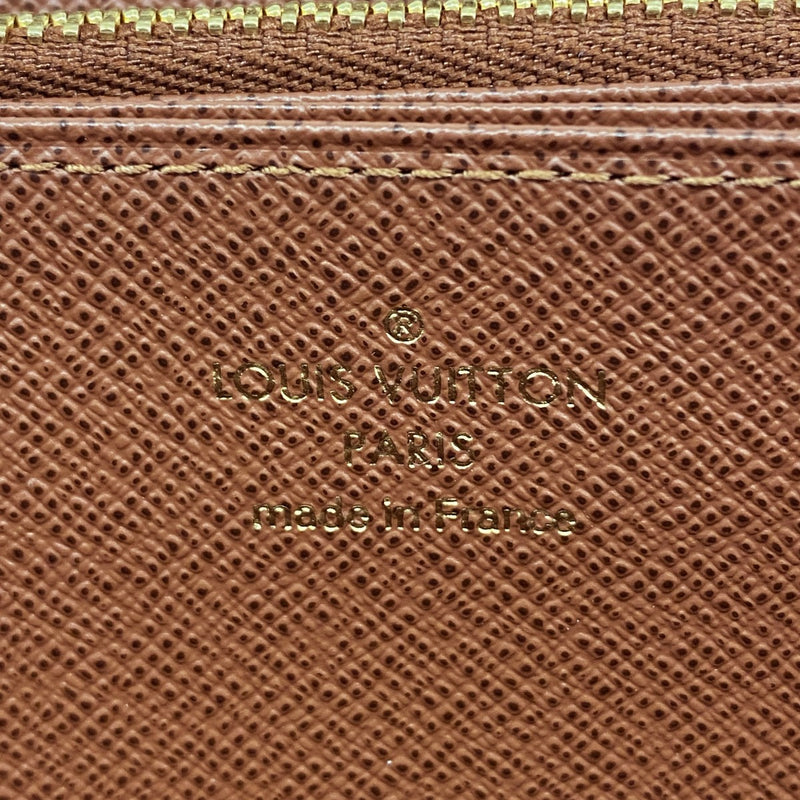 【6gd3875】ルイヴィトン 長財布 モノグラム ジッピーウォレット M42616 ブラウン【中古】メンズ レディース ユニセックス