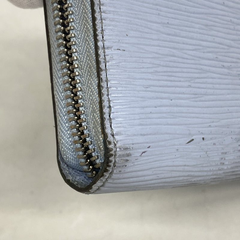 【6gd3876】ルイヴィトン 長財布 エピ ジッピーウォレット M83570 アイスブルー【中古】レディース