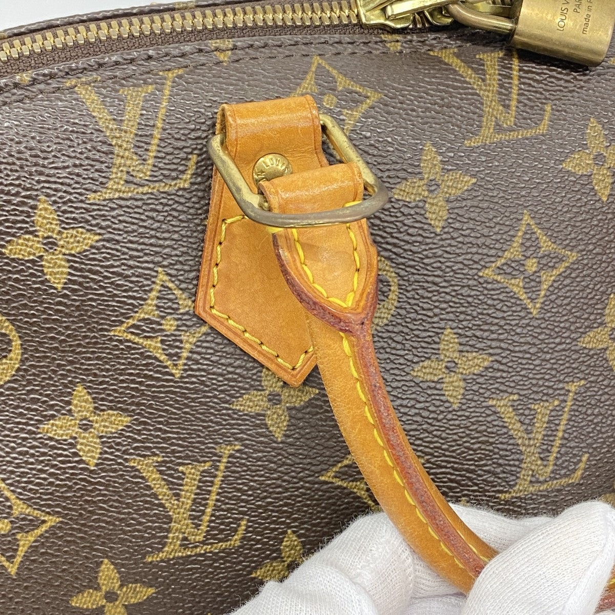 【6gd3877】ルイヴィトン ハンドバッグ モノグラム アルマ M51130 ブラウン【中古】レディース