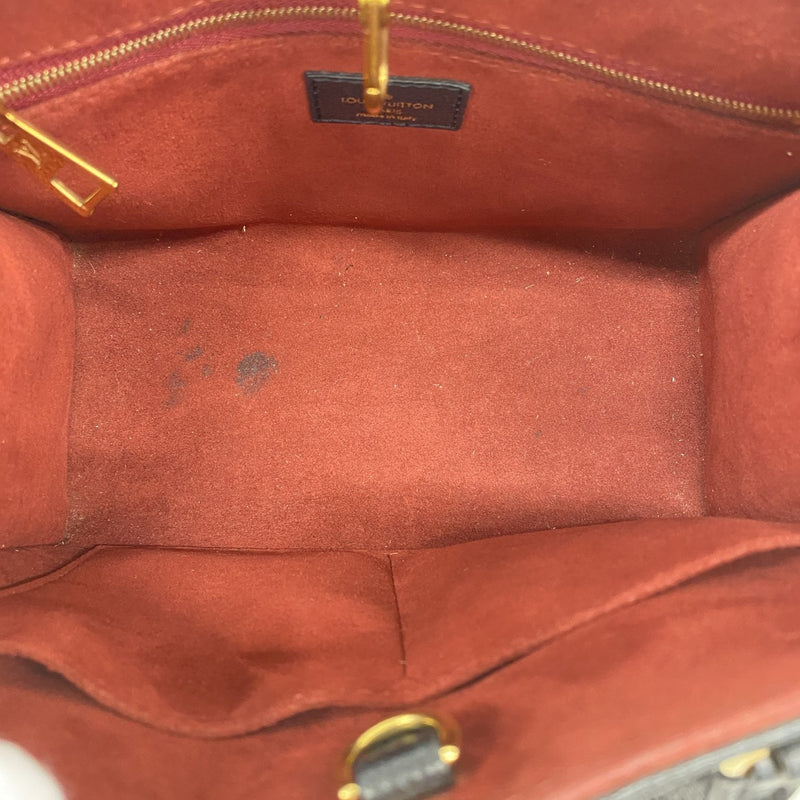 【6gd3878】ルイヴィトン ハンドバッグ モノグラム・アンプラント オンザゴーPM M45659 ブラック ベージュ 2wayバッグ【中古】レディース