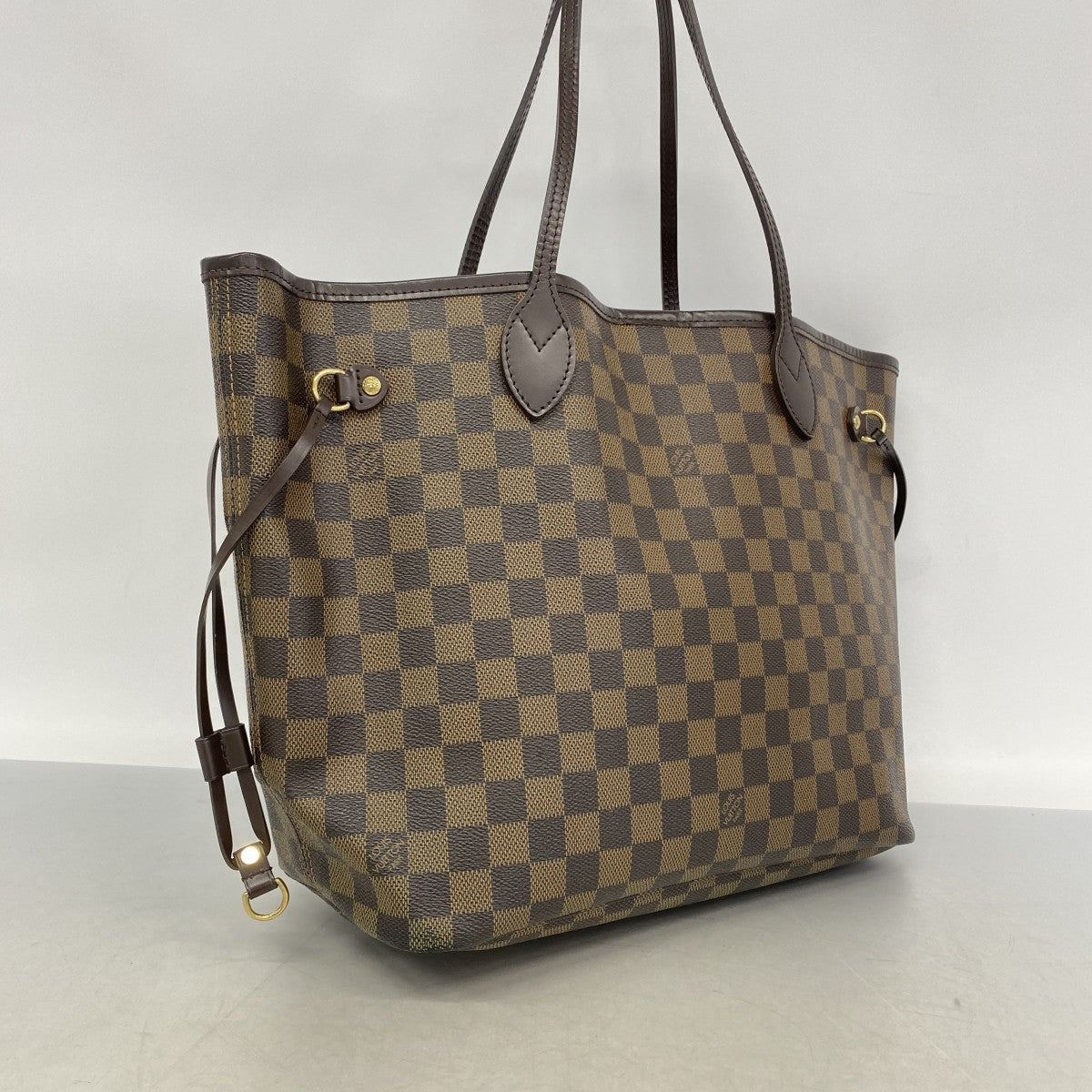 【6gd3881】ルイヴィトン トートバッグ ダミエ ネヴァーフルMM N51105 エベヌ【中古】レディース