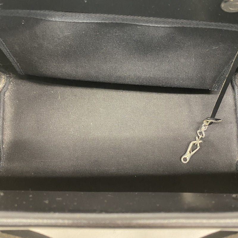 【6gd3884】エルメス トートバッグ エールバッグカバスMM トワルオフィシエ ブラック シルバー金具 □H刻印【中古】レディース