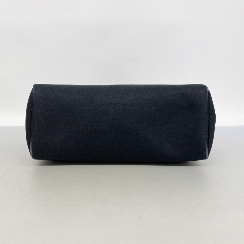 【6gd3884】エルメス トートバッグ エールバッグカバスMM トワルオフィシエ ブラック シルバー金具 □H刻印【中古】レディース