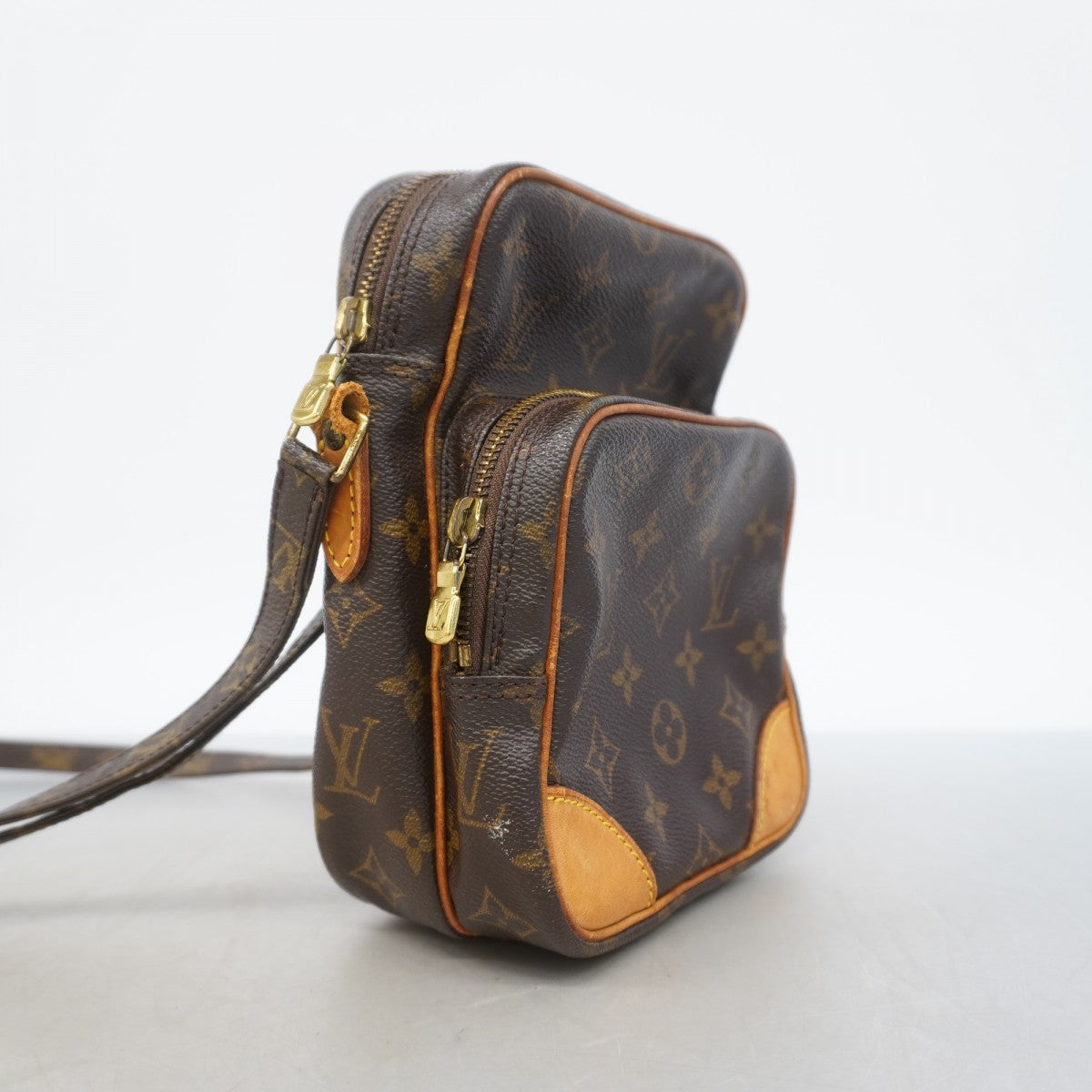 【6gd3887】ルイヴィトン ショルダーバッグ モノグラム アマゾン M45236 ブラウン【中古】レディース