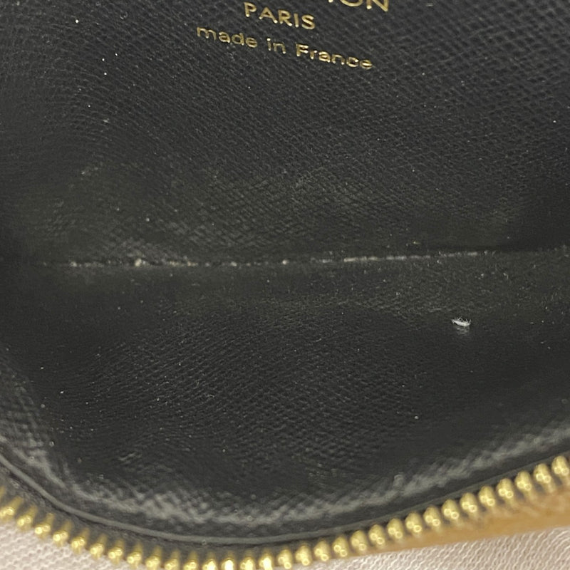 【6gd3895】ルイヴィトン コインケース モノグラム・リバース ポルトカルトレクト ヴェルソ M81303 ブラウン【中古】レディース