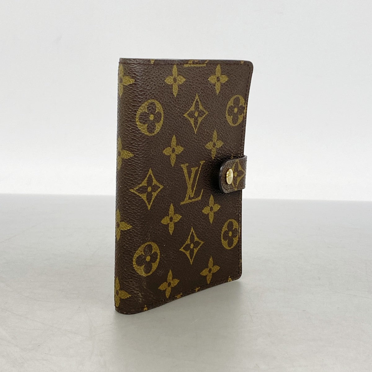 【6gd3896】ルイヴィトン 手帳カバー モノグラム アンジェンダPM R20005 ブラウン【中古】メンズ レディース ユニセックス