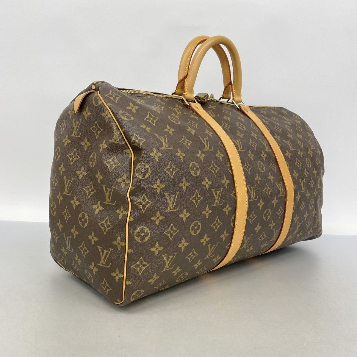 【6gd3901】ルイヴィトン ボストンバッグ モノグラム キーポル50 M41426 ブラウン【中古】メンズ レディース ユニセックス