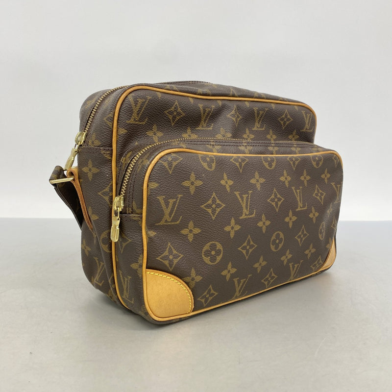 【6gd3902】ルイヴィトン ショルダーバッグ モノグラム ナイル M45244 ブラウン【中古】レディース