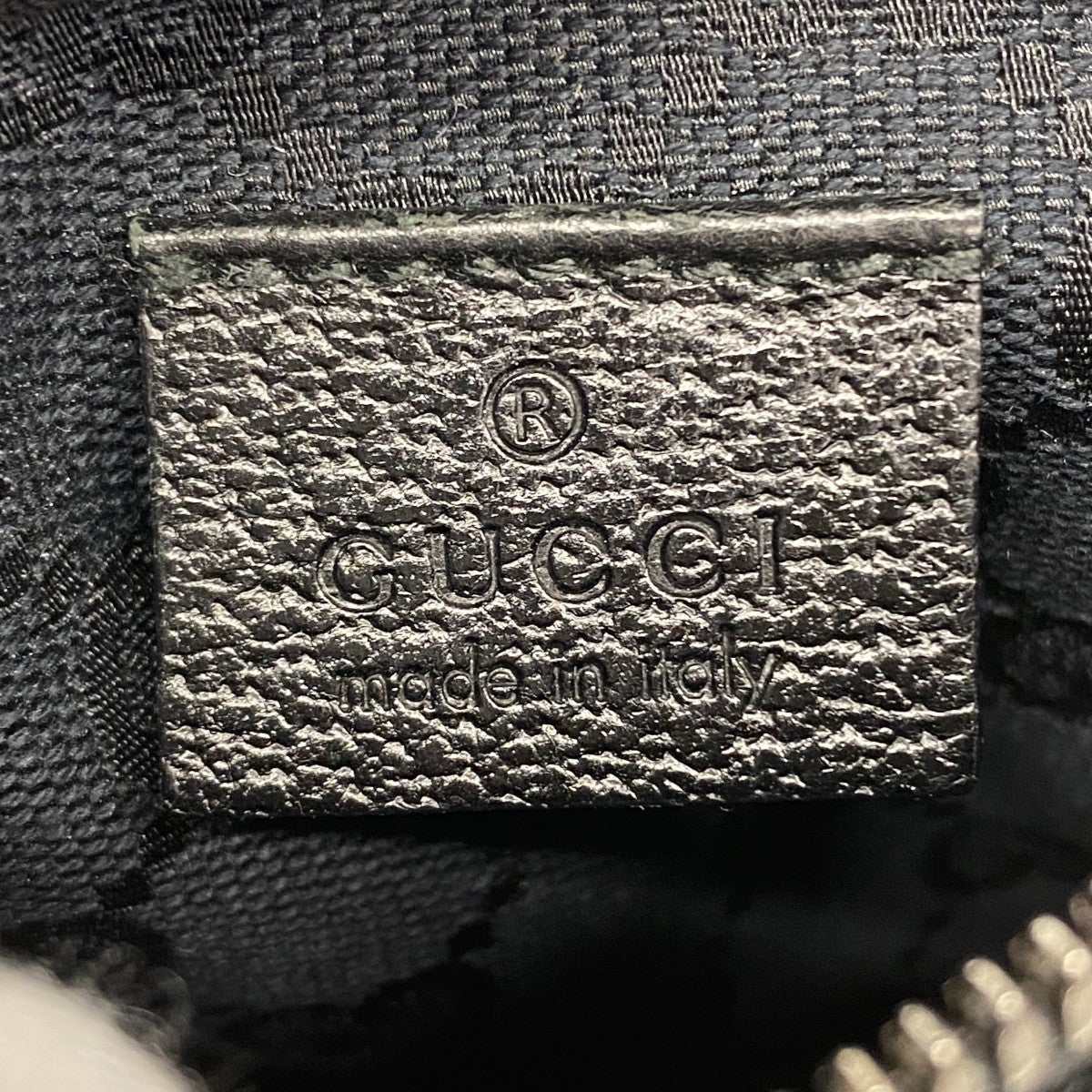 【6gd3906-k】グッチ ウエストバッグ GGキャンバス 28566 キャンバス ブラック シルバー金具【中古】レディース