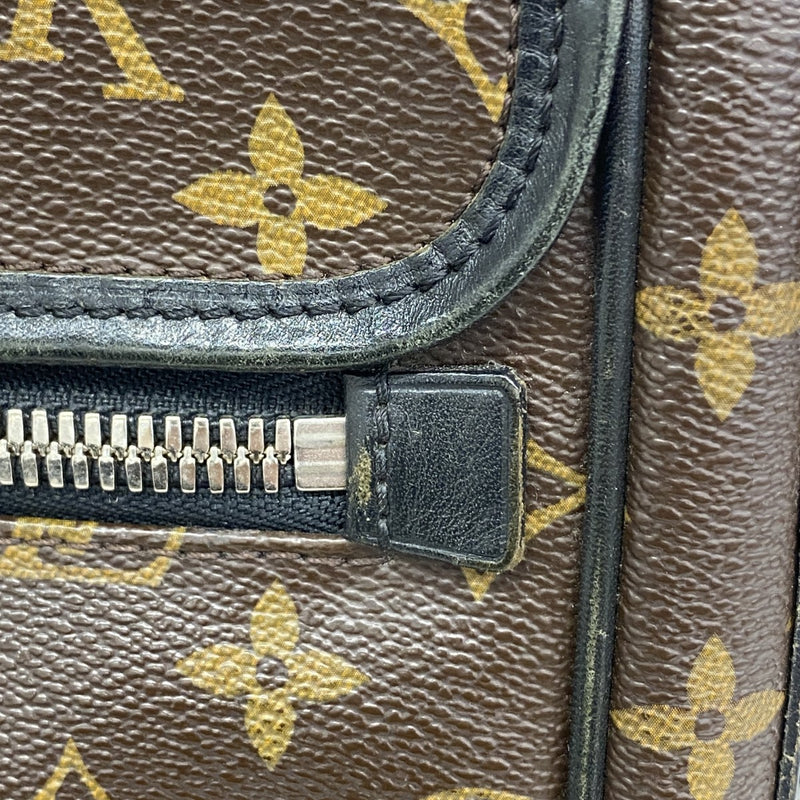 【6gd3911-k】ルイヴィトン ショルダーバッグ モノグラム・マカサー ディストリクトMM M40934 ブラウン【中古】メンズ