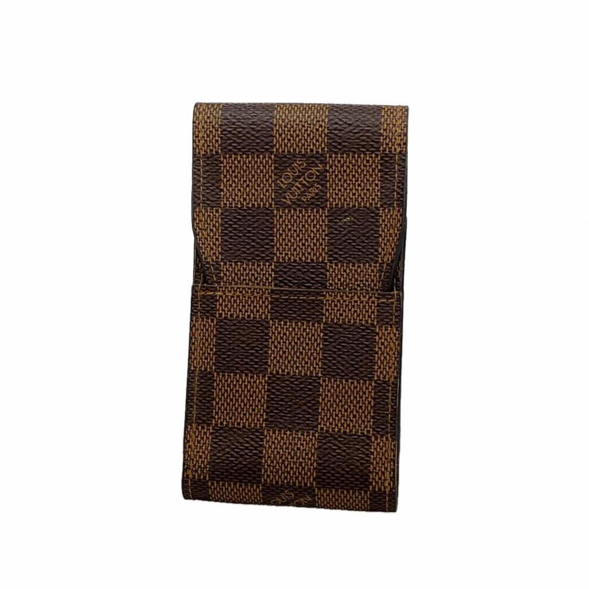 【6gd3916】ルイヴィトン シガレットケース ダミエ エテュイシガレット N63024 エベヌ【中古】メンズ レディース ユニセックス
