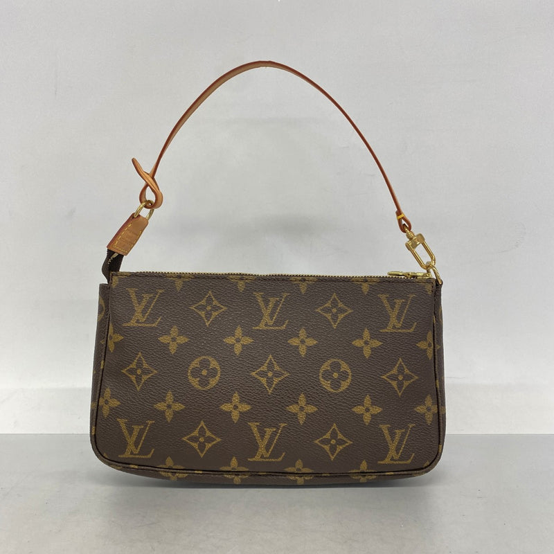 【6gd3918】ルイヴィトン ポーチ モノグラム ポシェットアクセソワール M51980 ブラウン【中古】レディース
