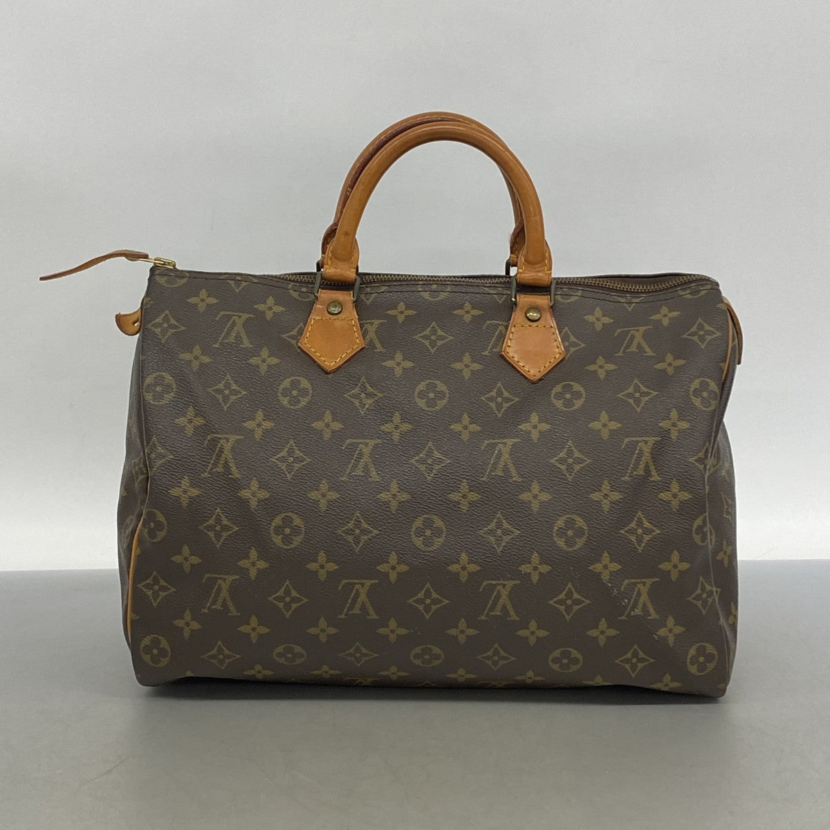 【6gd3921】ルイヴィトン ハンドバッグ モノグラム スピーディ35 M41107 ブラウン【中古】レディース