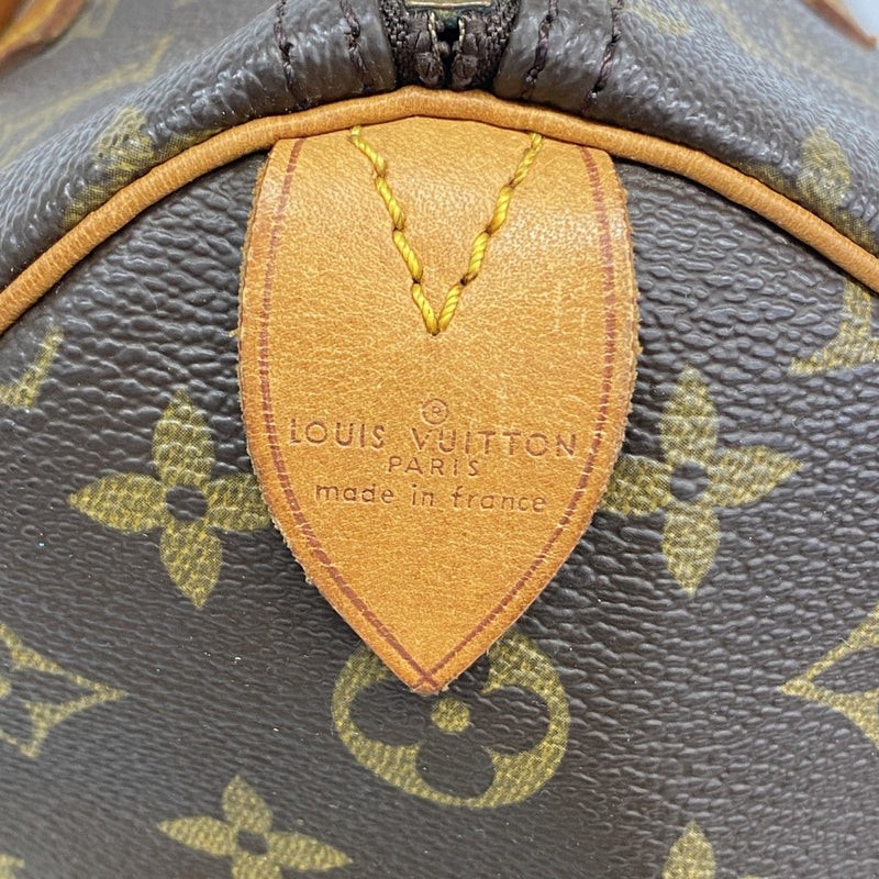 【6gd3921】ルイヴィトン ハンドバッグ モノグラム スピーディ35 M41107 ブラウン【中古】レディース