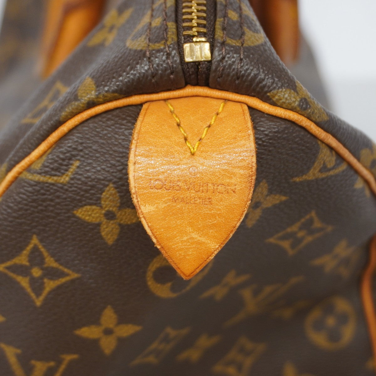 【6gd3927】ルイヴィトン ハンドバッグ モノグラム スピーディ35 M41107 ブラウン【中古】レディース