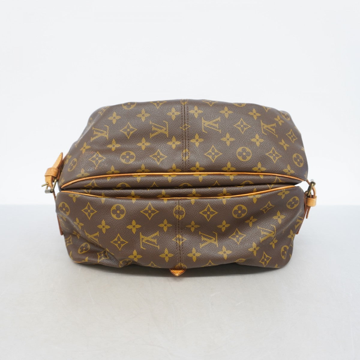 【6gd3928】ルイヴィトン ショルダーバッグ モノグラム ソミュール35 M42254 ブラウン【中古】レディース