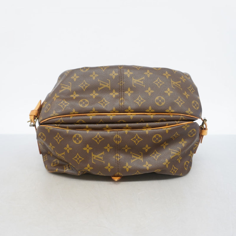 【6gd3928】ルイヴィトン ショルダーバッグ モノグラム ソミュール35 M42254 ブラウン【中古】レディース