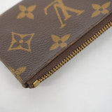【6gd3934】ルイヴィトン コインケース モノグラム ポシェットクレ M62650 ブラウン【中古】レディース